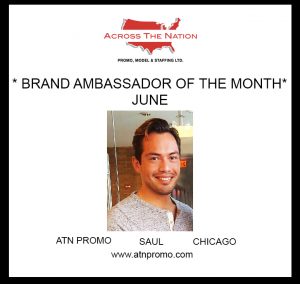 ATN Promo's Brand Ambassador of the Month - Saul