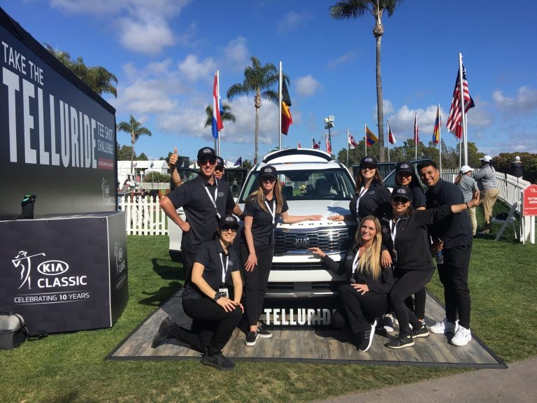 Kia Brand Ambassadors at Kia Classic in Carlsbad CA