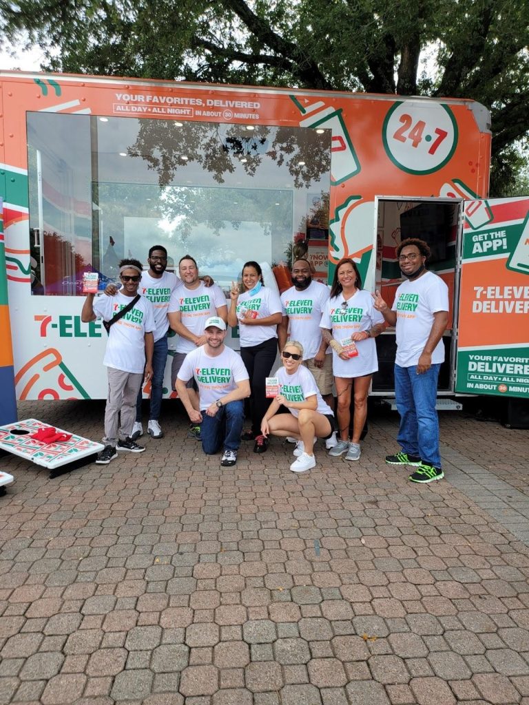 Brand ambassadors for SMU Tailgate Event for 711