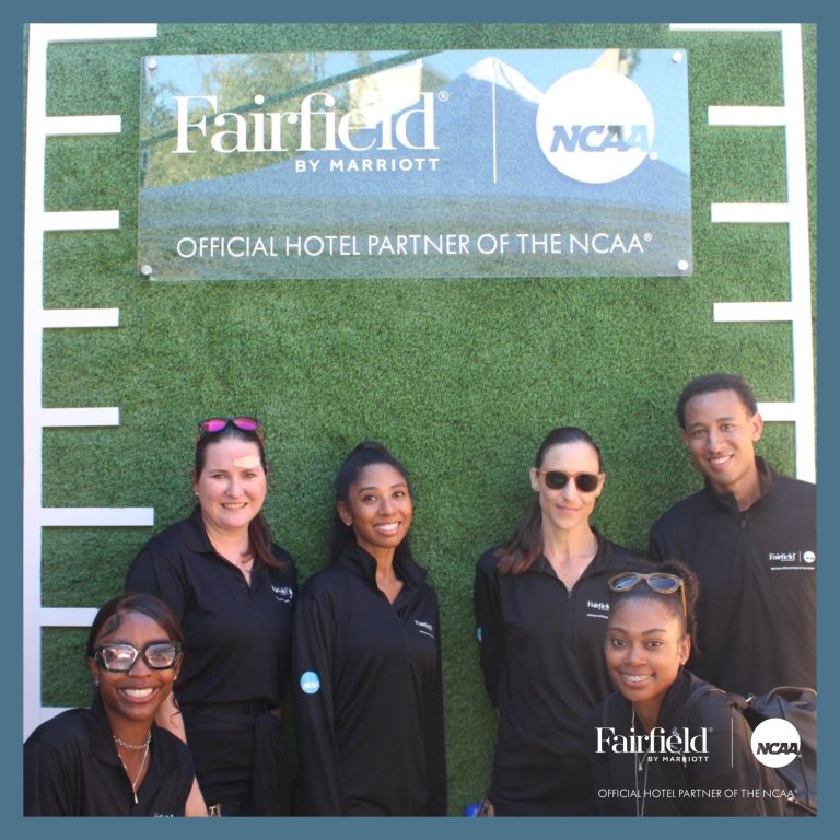 Marriott brand activation staff at UGA game in Athens, GA