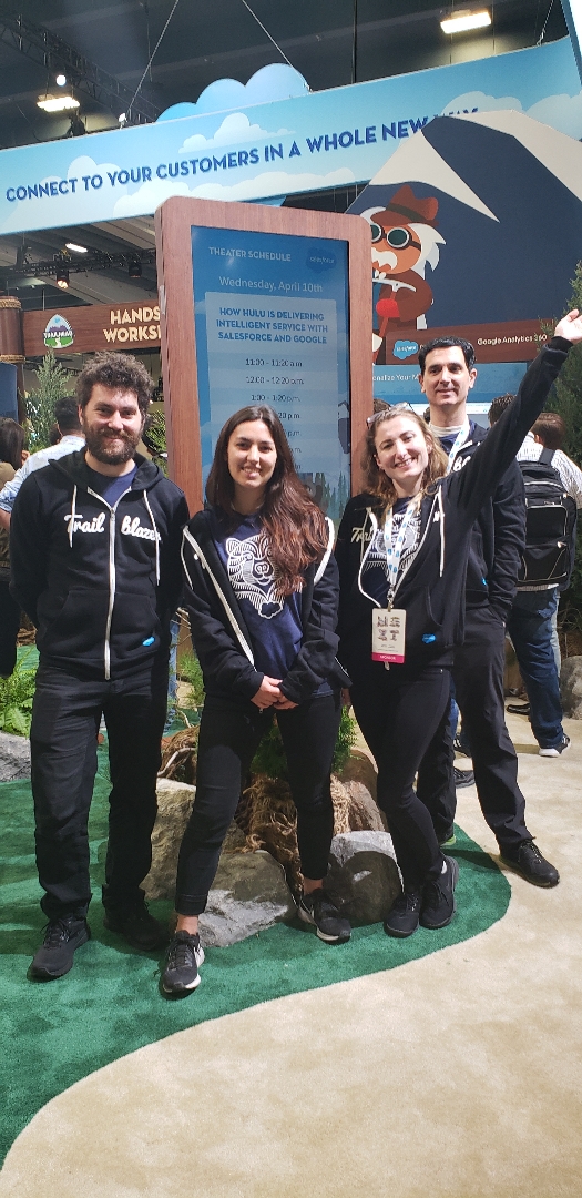 Conference Staff in San Francisco repping Saleforce