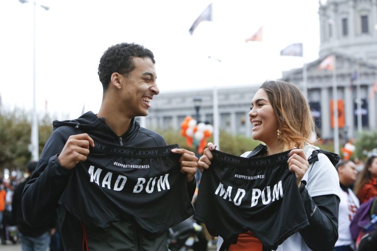 San Francisco Street Team repping Jockey