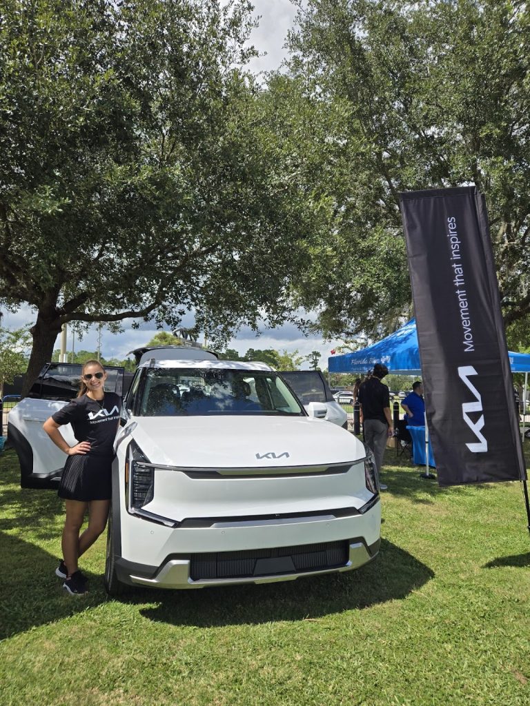 Orlando brand ambassadors creating a fun fan experience at a UCF tailgate
