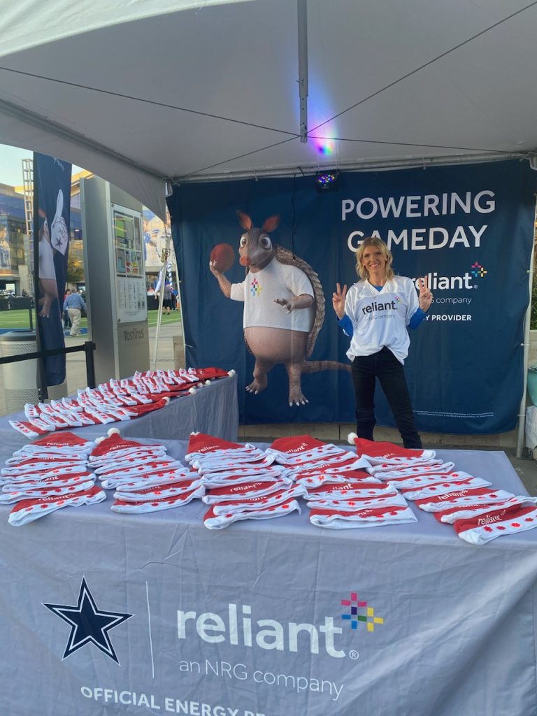 Dallas Brand Ambassadors for Reliant Energy at Cowboys Game